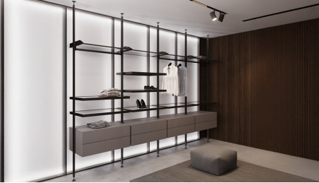 Modular Shelve Units with Drawers